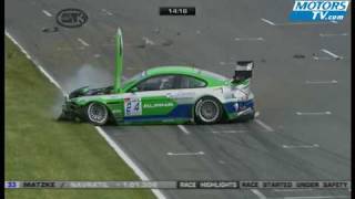 FIA GT3 Crash at Oschersleben 2009 [upl. by Sukey]