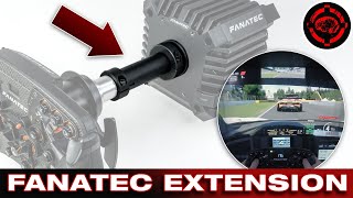 Fanatec CSL DD Shaft Extension Install and Demo [upl. by Rooke]