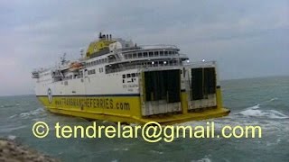 DieppeNewhaven  le ferry prend la mer [upl. by Darlleen]