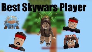 ROBLOX SKYWARS BEST PLAYER GAMEPLAY 1 ❤️ [upl. by Sarajane]