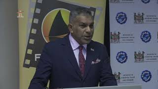 Fijian Minister for Commerce Trade and Tourism holds press conference on EcoChallenge Fiji [upl. by Aridni]