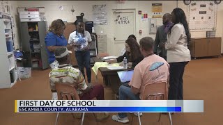 First day of school in Escambia County Alabama [upl. by Nomelihp]