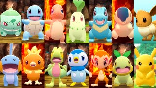 How To Get ALL 14 Starter Pokemon in Pokemon Brilliant Diamond and Shining Pearl [upl. by Ahsataj569]