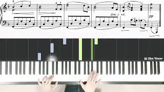 Cradle Song Johannes Brahms’ Lullaby piano tutorial [upl. by Alleon]