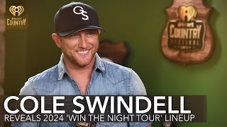 Cole Swindell Reveals StarStudded Lineup Of 2024 Win The Night Tour  Fast Facts [upl. by Nylodnewg]