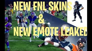 NEW NFL FOOTBALL SKINS  EMOTE in Fortnite Battle Royale [upl. by Popelka]