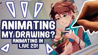 Animating my Drawing  Animating in Live2D [upl. by Chansoo640]