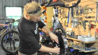 Indoor Cycling Repairs  How to Adjust your Spin Bike Chain Tension [upl. by Ellery]