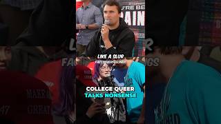 Collage Queer Talks Nonsense 😂Shorts charliekirk [upl. by Ertemed]