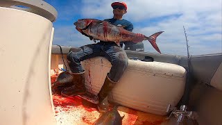 DOUBLE HOOKUP  Yellowfin amp Bluefin Tuna Fishing San Diego 9 Mile Bank Freedom Boat Club August 2022 [upl. by Cirdet]