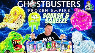 GHOSTBUSTERS The Frozen Empire Squash amp Squeeze Slimer and Figures [upl. by Koloski910]