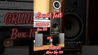 GRUNDIG Box 100 vs GRUNDIG Super HiFi MicroBox 320  sound test Angelicaaudio [upl. by Yoj22]