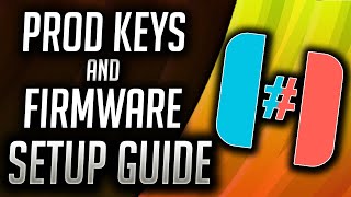 Ryujinx Prod Keys amp Firmware Setup Guide  2022 Ryujinx Switch Emulator [upl. by Rust]