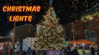 England The lexicon Bracknell Christmas Lights 🎄 and Shops [upl. by Ayatnwahs]