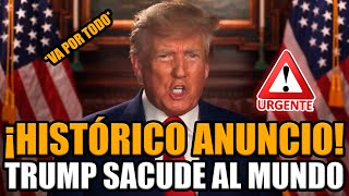 🚨MEGA ANUNCIO DE TRUMP QUE CAMBIA AL MUNDO ¡LE DECLARA LA GUERRA AL ESTADO PROFUNDO  BREAK POINT [upl. by Felic]