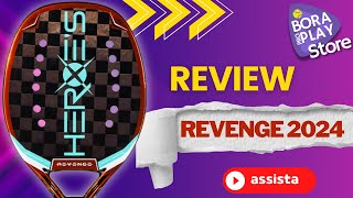 REVIEW RAQUETE DE BEACH TENNIS  REVENGE 2024  HEROES [upl. by Atoked830]