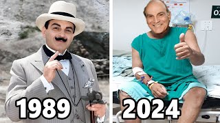 Agatha Christies Poirot 1989 Cast THEN and NOW 2024 All Actors Are Aging Horribly [upl. by Sirahc166]