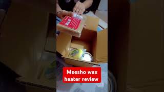 meesho wax heaterkit [upl. by Lorollas]