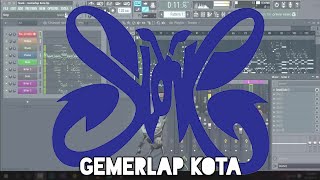 Slank  Gemerlap Kota Karaoke FL Studio [upl. by Scheld]