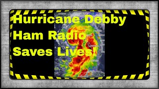 Hurricane Debby Ham Radio Saves Lives Relaying Vital Information hamradio hurricane debby saves [upl. by Anires323]