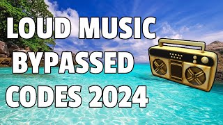 LOUD MUSIC BYPASSED Roblox Ids WORKING 2024 [upl. by Eimrej]