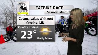 Cuyuna Lakes Whiteout Race Forecast [upl. by Henebry]