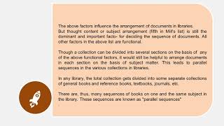 Library Classification Part I Arrangement of Documents [upl. by Lissy]