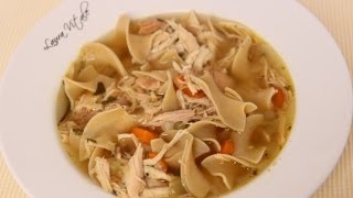 Homemade Chicken Noodle Soup Recipe  Laura Vitale  Laura in the Kitchen Episode 463 [upl. by Des796]