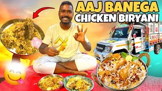 Leh Ladakh Trip Part 17  Aaj Banega Chicken Biryani  Cooking With Indian Truck Drivers 😋 [upl. by Dnalel983]