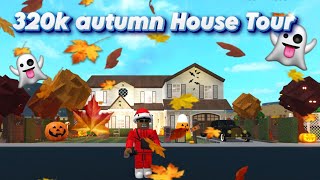 🍂Autumn 8 bed 2 bath 🏠🍂 TOUR  BLOXBURG  320K [upl. by Mitran]