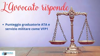 Graduatorie ATA e punteggio per servizio militare come VFP1 [upl. by Tilford838]