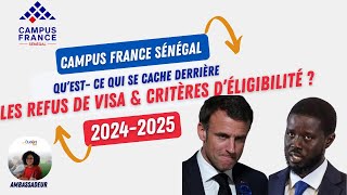 REFUS VISA MOTIF 4 et INÉLIGIBILITÉ DES L1  L2 Sénégalais estelle volontaire [upl. by Dnomde221]