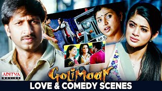 quotGolimaarquot Movie Love amp Comedy Scenes  Hindi Dubbed Movie  Gopichand  Priyamani  Aditya Movies [upl. by Pellikka579]