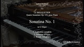 A Diabelli Sonatina Op 168 No 1 in F major for Piano Complete [upl. by Stelmach136]