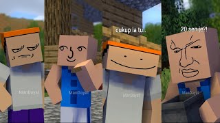 PART 2 Abang Sally Minecraft Parody Compilation Minecraft Animation [upl. by Vick]