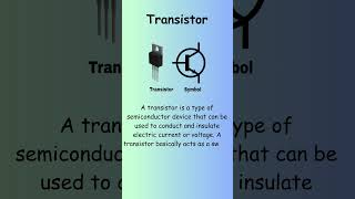 What is a Transistor The Building Block of Electronics [upl. by Kcirdled]