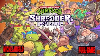 TMNT Shredders RevengeFull Game1080P WalkthroughMichelangelo [upl. by Kasey]