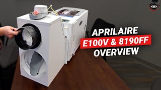 Aprilaire E100V w 8190FF Ventilation Dehumidifier Overview [upl. by Ilagam]