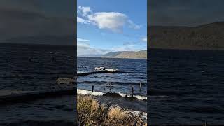 Loch Ness from Dores still windy [upl. by Alhsa]