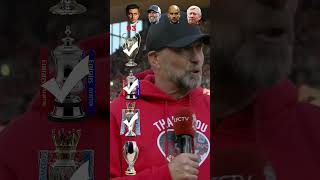 Pep vs Ferguson Vs Jose Mourinho Vs Klopp🔥🔥footballyoutubeshortsshorts [upl. by Yhtak100]