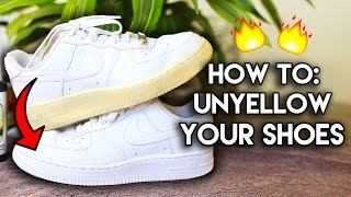 Most Frequently Asked Questions How to Unyellow amp Restore Yellowed Shoe Soles [upl. by Sieracki840]