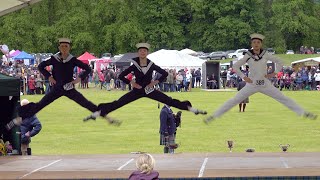 Sailors Hornpipe Highland Dance competition during 2022 Atholl Gathering Highland Games in Scotland [upl. by Ide538]