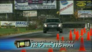 MotorWeek Road Test 2009 Cadillac CTSV [upl. by Ulland]