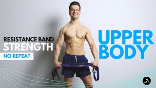 30 Minute UPPER BODY Resistance Band Workout [upl. by Suiravat962]