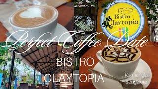 Bistro Claytopia Best Place for Coffee Date❤️bestcafe [upl. by Yentruok]