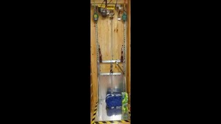 DIY Home Elevator Lift Dumbwaiter Attic Lift GARAGE lift [upl. by Rianon231]