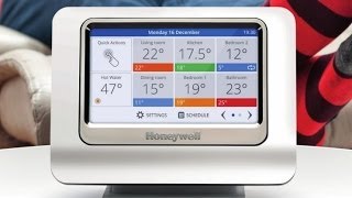 HONEYWELL EVOHOME WIRELESS WIFI MOBILE HEATING THERMOSTAT [upl. by Hagar]