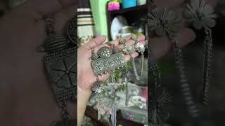 song amijeketomarsongwhatsappstatus earrings neckpiece jewellery howtomakejewelleryathome [upl. by Ethelda156]