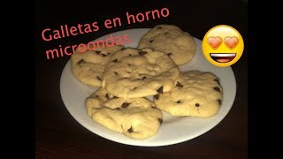 Como hacer galletas fáciles en horno microondas [upl. by Ardnuhs]