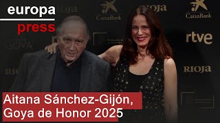 Aitana SánchezGijón Goya de Honor 2025 [upl. by Gabbie]